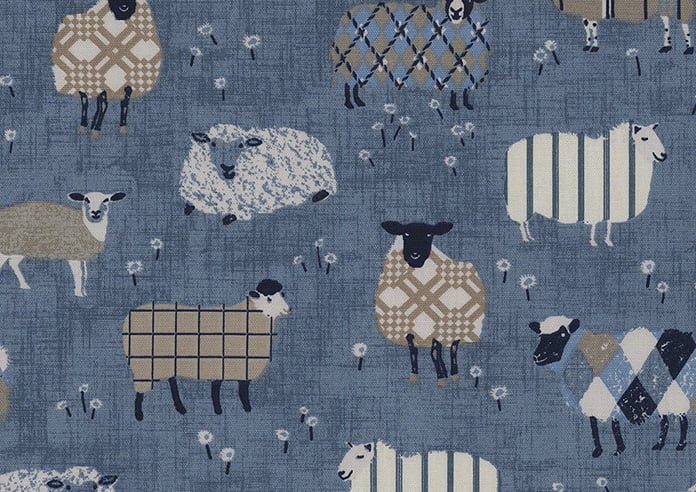 Baa Baa, Denim - Twist&Fit Roman Blind - Image 7
